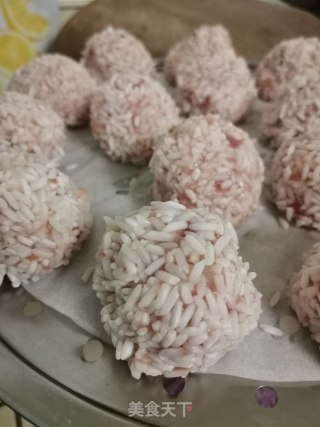 鹌鹑蛋珍珠丸子的做法步骤：18