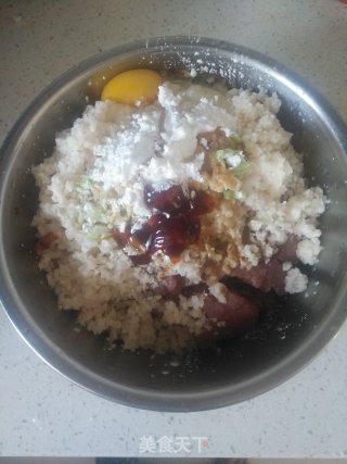 炸莲藕丸子的做法步骤：5