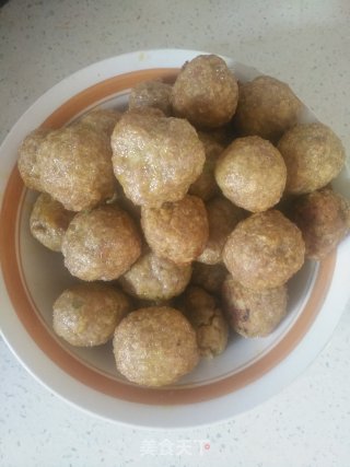 炸莲藕丸子的做法步骤：10