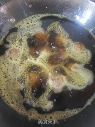炸莲藕丸子的做法步骤：11