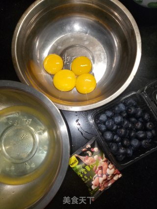 蓝莓松饼的做法步骤：1