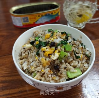 豆豉鸡蛋炒饭的做法步骤：8