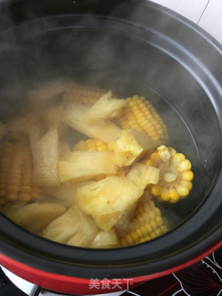 菠萝煮水果玉米的做法步骤：10