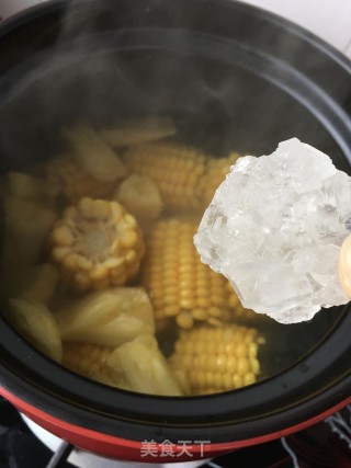 菠萝煮水果玉米的做法步骤：11