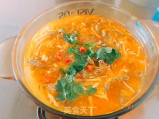 金汤牛肉的做法步骤：10