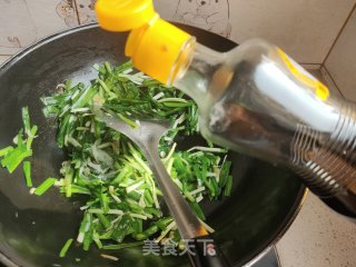 虾皮炒韭菜的做法步骤：6