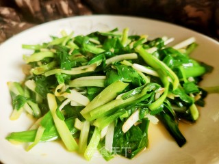 虾皮炒韭菜的做法步骤：8