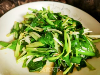 虾皮炒韭菜的做法步骤：9