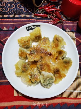 香煎云吞的做法步骤：8