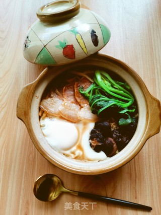 腊味煲仔饭的做法步骤：12