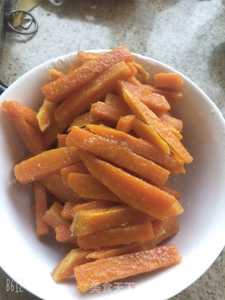 咸鸭蛋焗南瓜的做法步骤：5