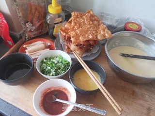 早餐煎饼的做法步骤：3