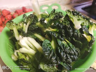 蒜香塔菜的做法步骤：1