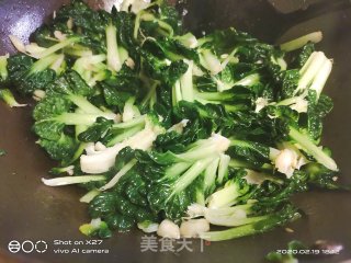 蒜香塔菜的做法步骤：5