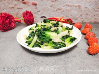 蒜香塔菜的做法步骤：9