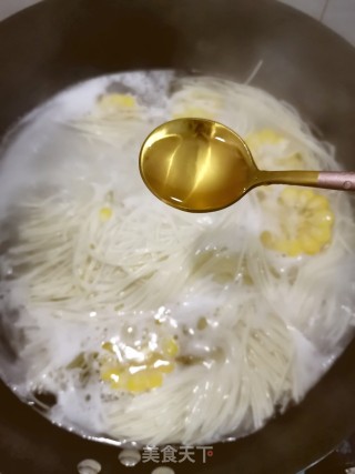 青菜鸡蛋面条的做法步骤：5