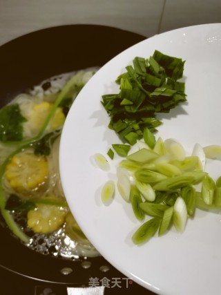 青菜鸡蛋面条的做法步骤：8