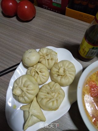 白菜猪肉馅发面包子的做法步骤：12