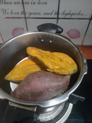 芝士焗红薯的做法步骤：1