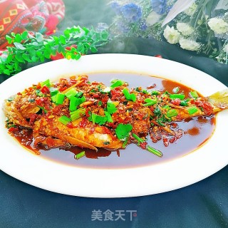 剁椒黄花鱼的做法步骤：10