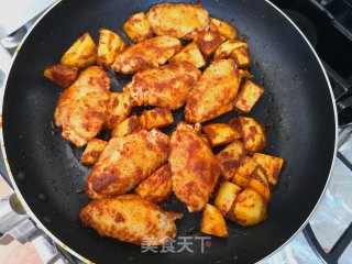 咖喱鸡翅的做法步骤：3