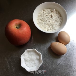 苹果小煎饼的做法步骤：1