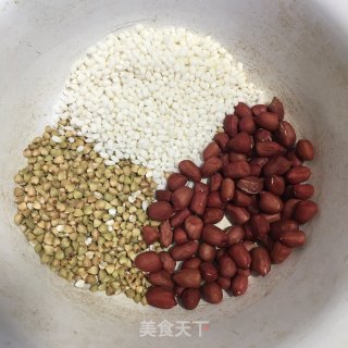 荞麦花生米糊的做法步骤：1