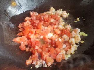 西红柿虾仁素卤的做法步骤：10
