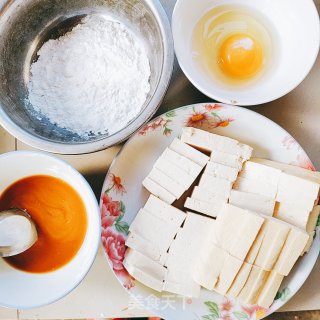 香煎豆腐的做法步骤：2