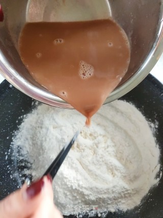 牛奶巧克力馒头的做法步骤：4