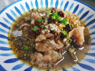 酸菜肥牛的做法步骤：6