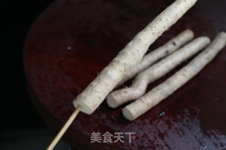翡翠山药糕的做法步骤：1