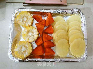 烤地三鲜的做法步骤：2