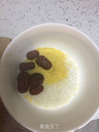 红薯红枣粥的做法步骤：3