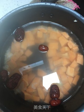 红薯红枣粥的做法步骤：4