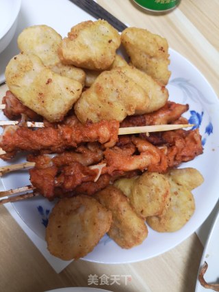 自制炸串的做法步骤：11
