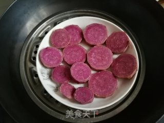 紫薯苹果牛奶糊的做法步骤：3