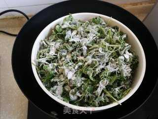 粉蒸花草的做法步骤：4