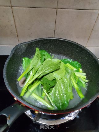 牛筋丸菜心汤的做法步骤：5