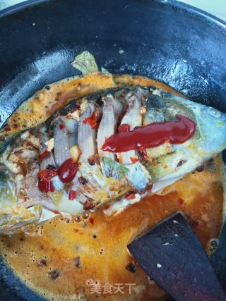 鸿运当头酱香鲤的做法步骤：7