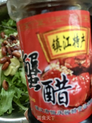 花生苦菊拌石花菜的做法步骤：12