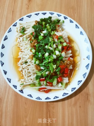 蒜蓉金针菇的做法步骤：8