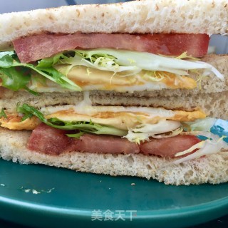 鸡蛋三明治的做法步骤：13