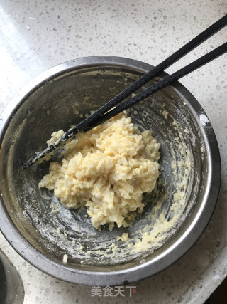 米饭煎小饼的做法步骤：3
