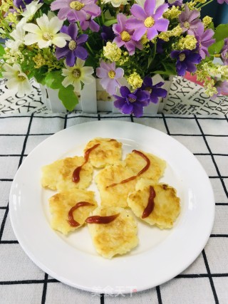 米饭煎小饼的做法步骤：7