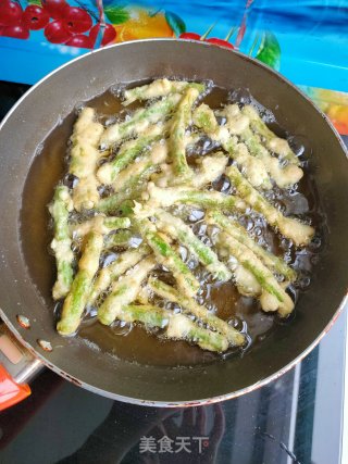 孜然豆角的做法步骤：7