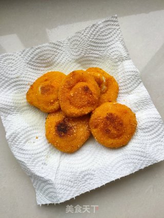 南瓜糯米汤圆饼的做法步骤：13
