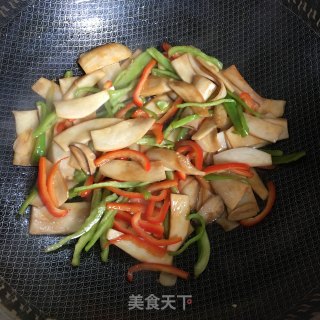 炒杏鲍菇的做法步骤：9