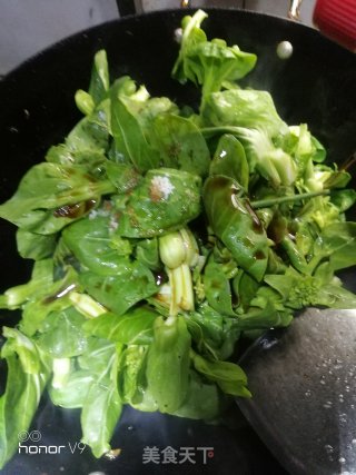 炒上海青菜心的做法步骤：6