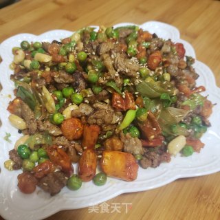 孜然葱爆羊肉的做法步骤：8